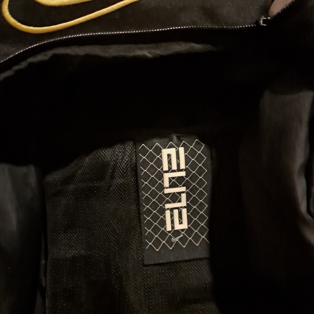 Nike Elite Backpack Black Gold White original air gen - Picture 5 of 5